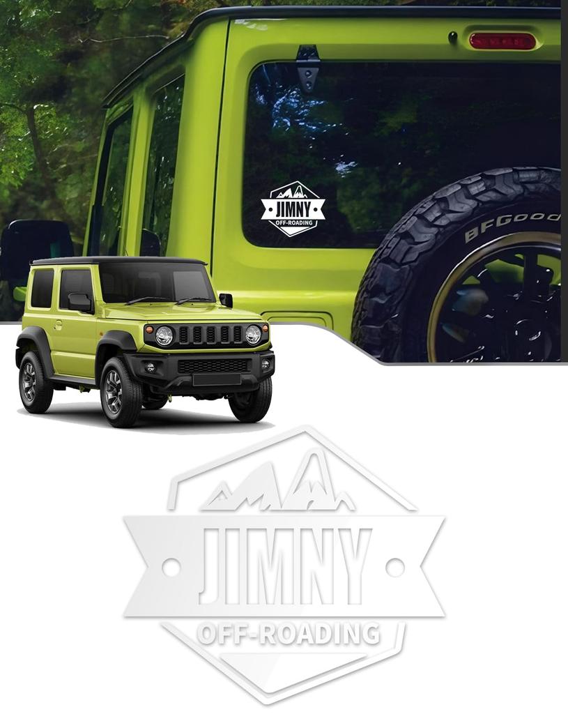 Наклейка Maplewoodcar Jimny, Стильная, Оригинальный дизайн, Jimny, Jb64, Аксессуар, 3D-эффект, Крутая, Водонепроницаемая, Легкая