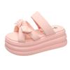 Fashion 2024 New Summer Women Slippers Thick Sole Dad Shoes Casual Platform Beach Flip Flops Leisure Flower Sandals Sneakers Woman 8.5CM