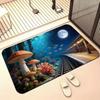 3D Визуальный Коврик для Пола с Принтом Рыбы, Домашний Коврик для Входной Двери в Прихожую, Уличный Прочный и Устойчивый к Пятнам Коврик для Пола, Коврик для Ног
