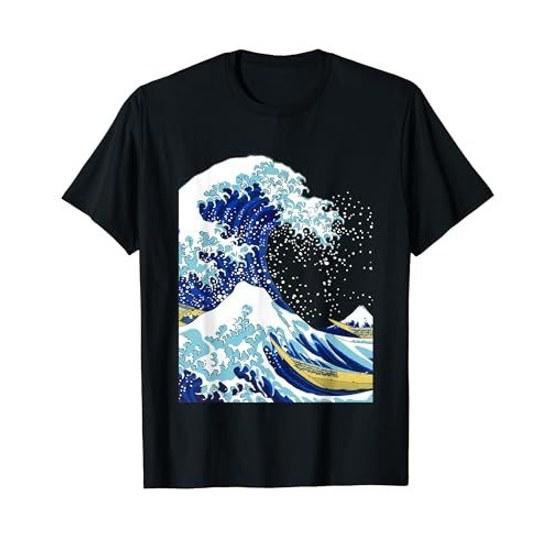 Kanagawa Oki Nami Ura Katsushika Hokusai Japanese pattern souvenir gift T-shirt