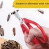 Ножницы-щипцы для взлома скорлупы орехов с эргономичной ручкой, многоразовый широко используемый инструмент «Щелкунчик» из нержавеющей стали
