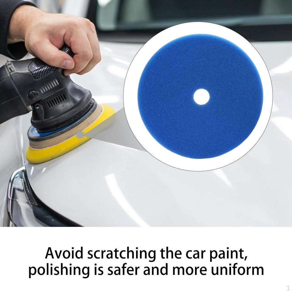 5-дюймовый полировальный диск для автомобиля с креплением на липучке для финишной обработки поверхности