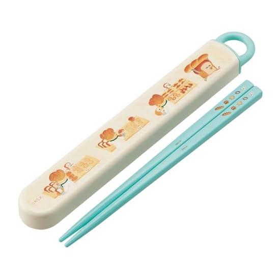 Skater Chopsticks and Chopstick Case Set for Kids, Lunch Box, 16.5cm, Made in Japan, Dishwasher Safe