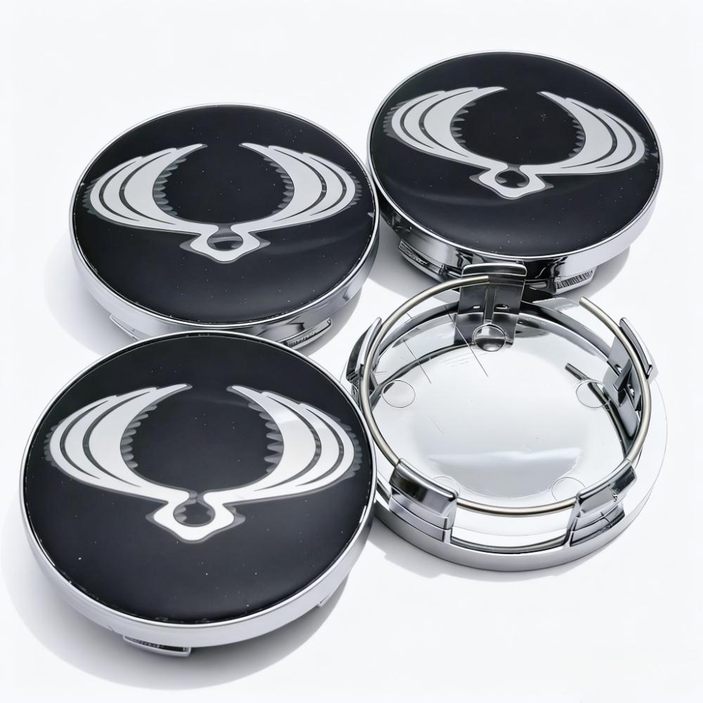4pcs Ssangyong Logo Emblem Badge Car Wheel Center Caps 58MM 54MM Wheels Hub Cap Rim Hubcaps Dust Cover Replace Car Accessories