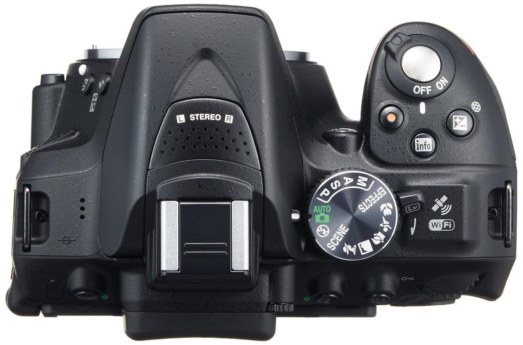 Nikon D5300 Digital SLR D5300BK [Refurbished] Camera, Black, 24MP, 3.2-inch LCD,