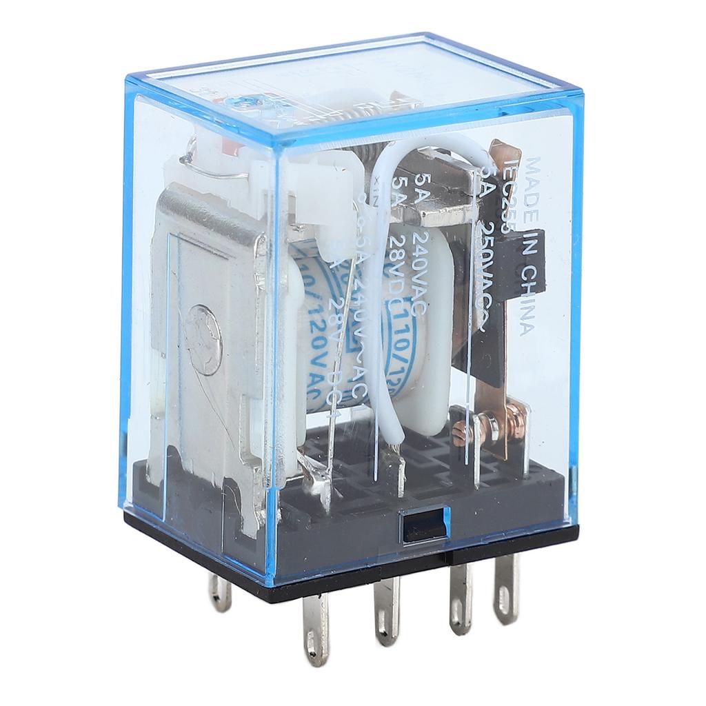Миниатюрное промежуточное реле, 10 шт., 8 контактов, 2 открытия, 2 закрытия, силовое реле катушки для связи 110 В