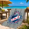 Montevideo Crest Design Beach Towel, Quick-drying, Easy to Care for, Suitable for Both Fitness and Beach Vacations,Sports Essential