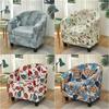 Split Style Armchair Cover Elastic Spandex Armchairs Covers Living Room Single Sofa Couch Slipcovers With Seat Cushion Covers