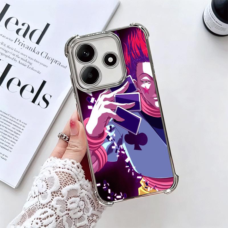 Чехол для телефона Hunter X-Hunters Hisoka Мягкий для Xiaomi Redmi Note 14 15 Pro Plus 13 12 11S 11T 5G 10 9S 9 Покрытие Защита от падения Fundas