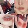 Ice Lip Glaze Water Gloss Waterproof Lipstick Moisturizing and Hydrating Lip Mud Natural Whitening Brightening Lip Gloss Long-lasting Setting Makeup