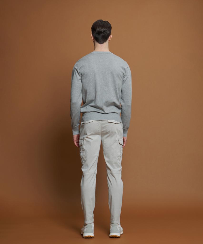 PANICALE Grey Drawstring Cargo Pants