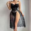 Europe beautiful woman sexy underwear sexy lace hot perspective onesie hollow suspender skirt temptation