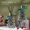 Festive Reed Diffuser Set With Christmas Scented Plaster Discs Fragrance Home Air Freshener Living Room Bedroom