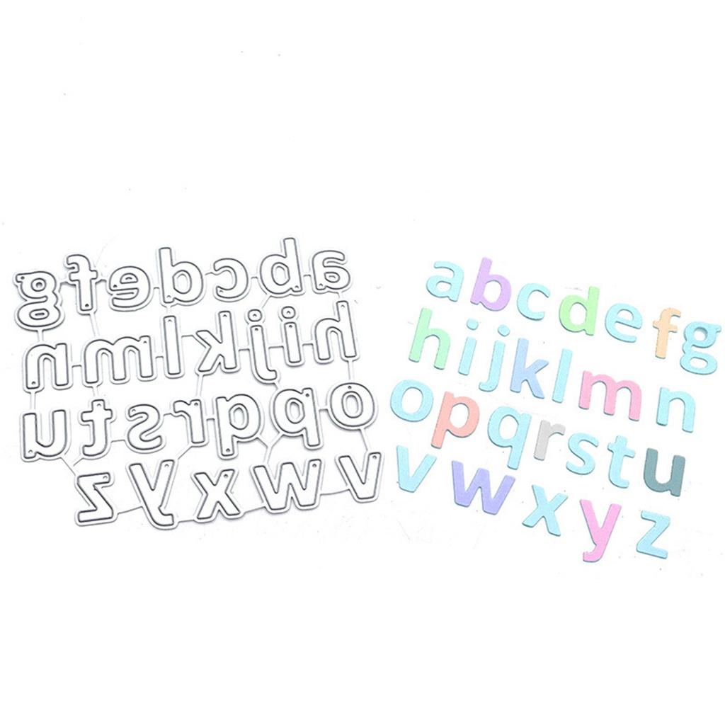 1cm Height Alphabet Letters Numbers Scrapbook Cutting Dies Hot DIY Paper Gift Card Making Metal Craft