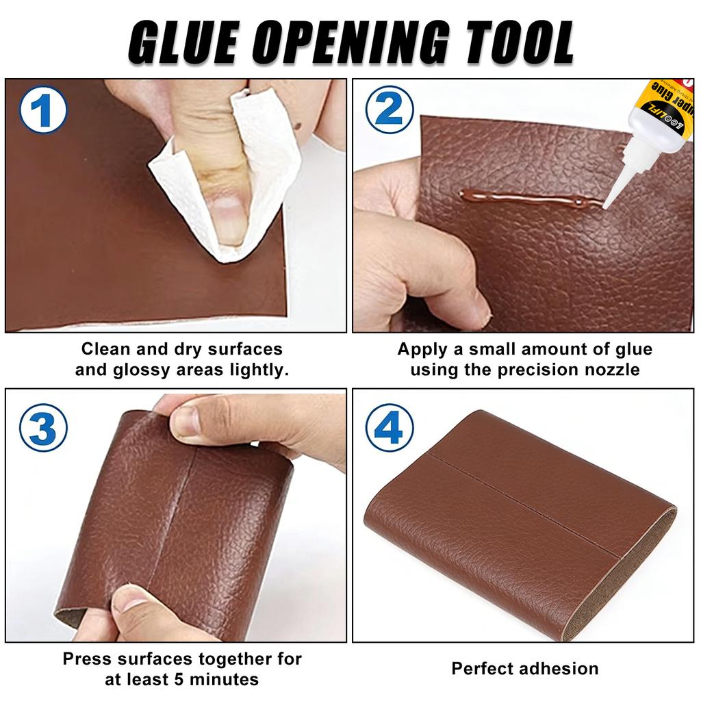 LOOIFL 502 Super Glue Quickdrying Strong Cyanoacrylate Glue is used for diy handicraft repair of metal,wood,leather and ceramics