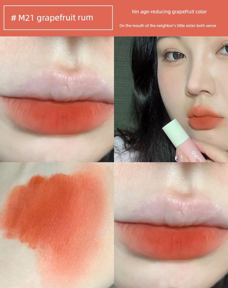 AKF Lip Mud M08/25/09/19/04/M07 Color Sea Salt Princess Caramel Chocolate Glaze Lipstick
