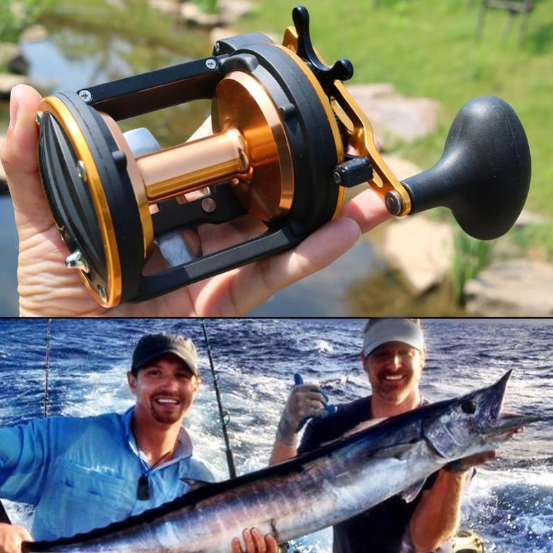 SOUGAYILANG Рыболовная катушка для троллинга, катушка для приманки, колесо для рыболовной катушки для морской рыбалки на большую рыбу