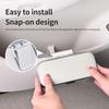 Leak-proof Car Trash Can with Lid Button Waterproof Organizer Box  for Wet and Dry Use