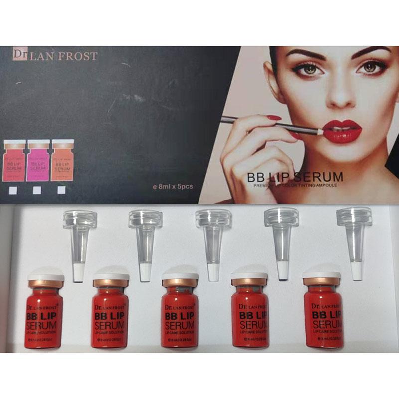 5 шт., BB Lips Glow, сыворотка, ампула, стартовый набор, корейский полуперманентный блеск для губ, пигмент для помады, увлажняющий уход с микроиглами