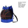 Basketball Backpack Half Net Drawstring Mouth Storage Ball Portable Adjustable Straps Backpack