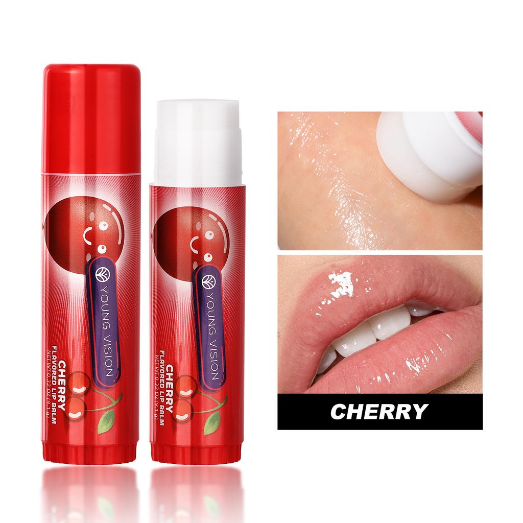 YOUNG VISION Lip Balm Moisturising Nourishing Hydration Anti-dry Cracking Peeling Fruit Flavour Cross-border Lip Balm Stock