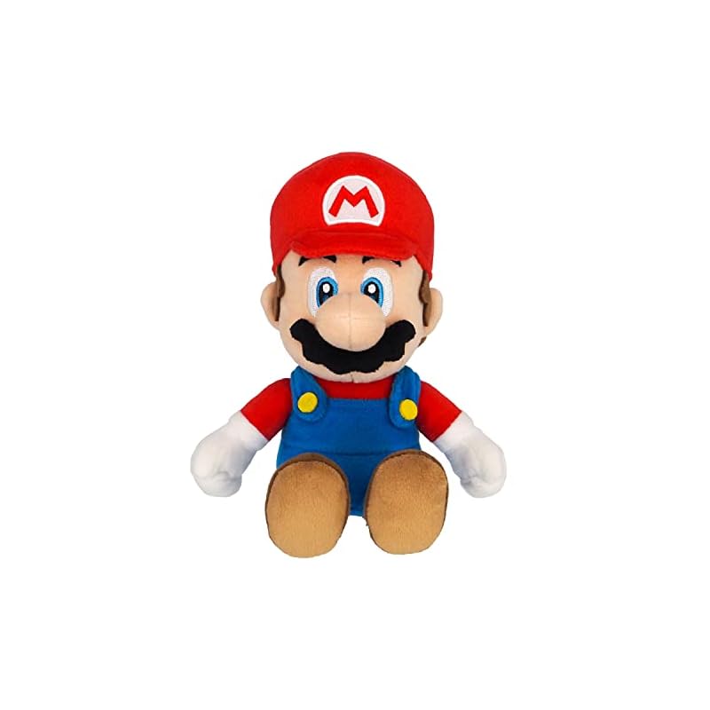 Sanei Boeki Super Mario КОЛЛЕКЦИЯ ВСЕХ ЗВЕЗД Марио (S) Мягкая игрушка W11 x D11 x H24см AC01
