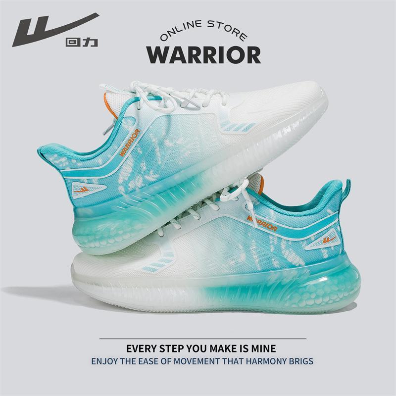 Warrior Мужская обувь, легкие повседневные кроссовки с мягкой подошвой из дышащей сетки