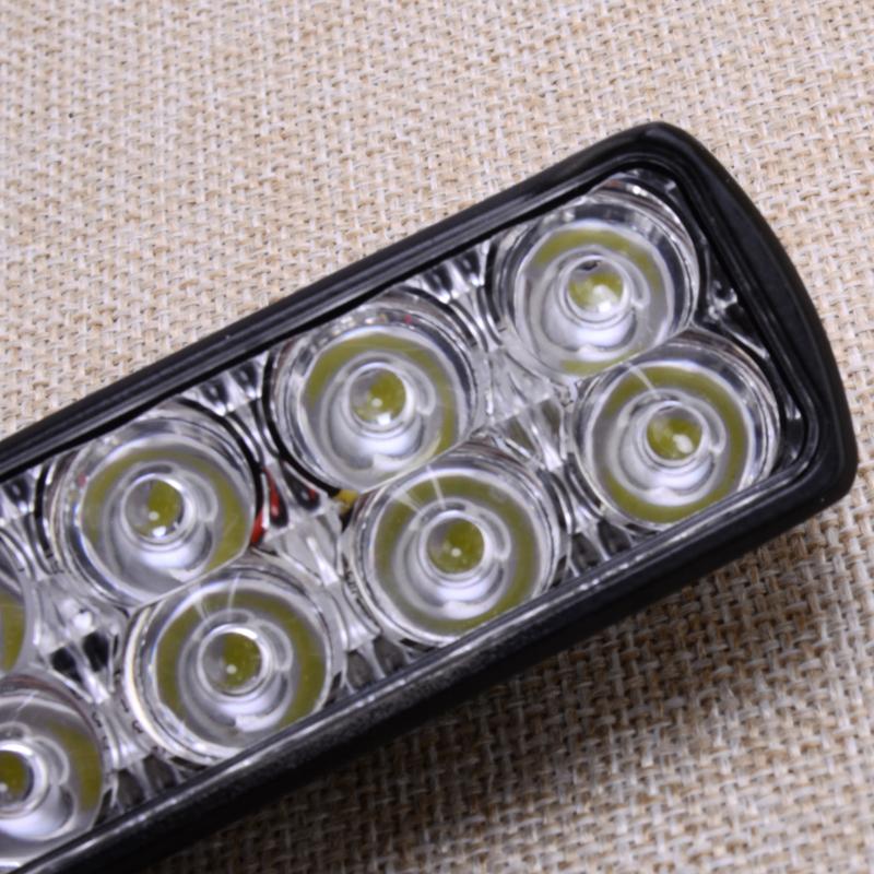 2Pcs 9-30V 10W 8LED Work Light Bar Spotlight Headlight Universal For Car Truck Motorcycle Boat Off-road SUV ATV UTV