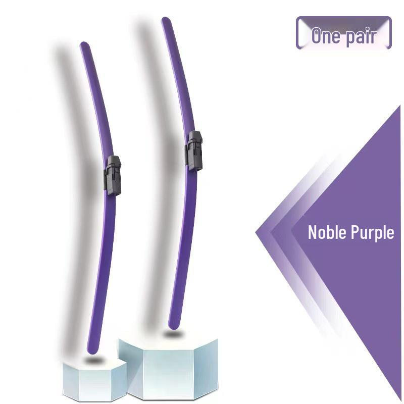 Цветной, Универсальный, Бескаркасный Передний Дворник с Резиновой Лентой для Автомобильных Лобовых Стекол