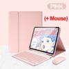 For Samsung Tablet P610 Bluetooth Keyboard Case with Silicone Cover Pen Holder S7 Lite Backlit Mouse A8
