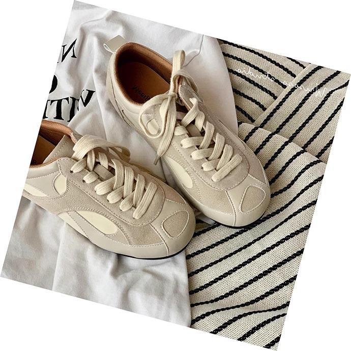 Модные трендовые туфли Forrest Gump женские 2025 года, новые ретро-туфли Maillard цвета с круглой головкой, повседневные спортивные туфли Dexun