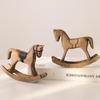 Hand Carved Horse Figurine Retro Horse Balance Art Adornment  Xmas Kids Gift