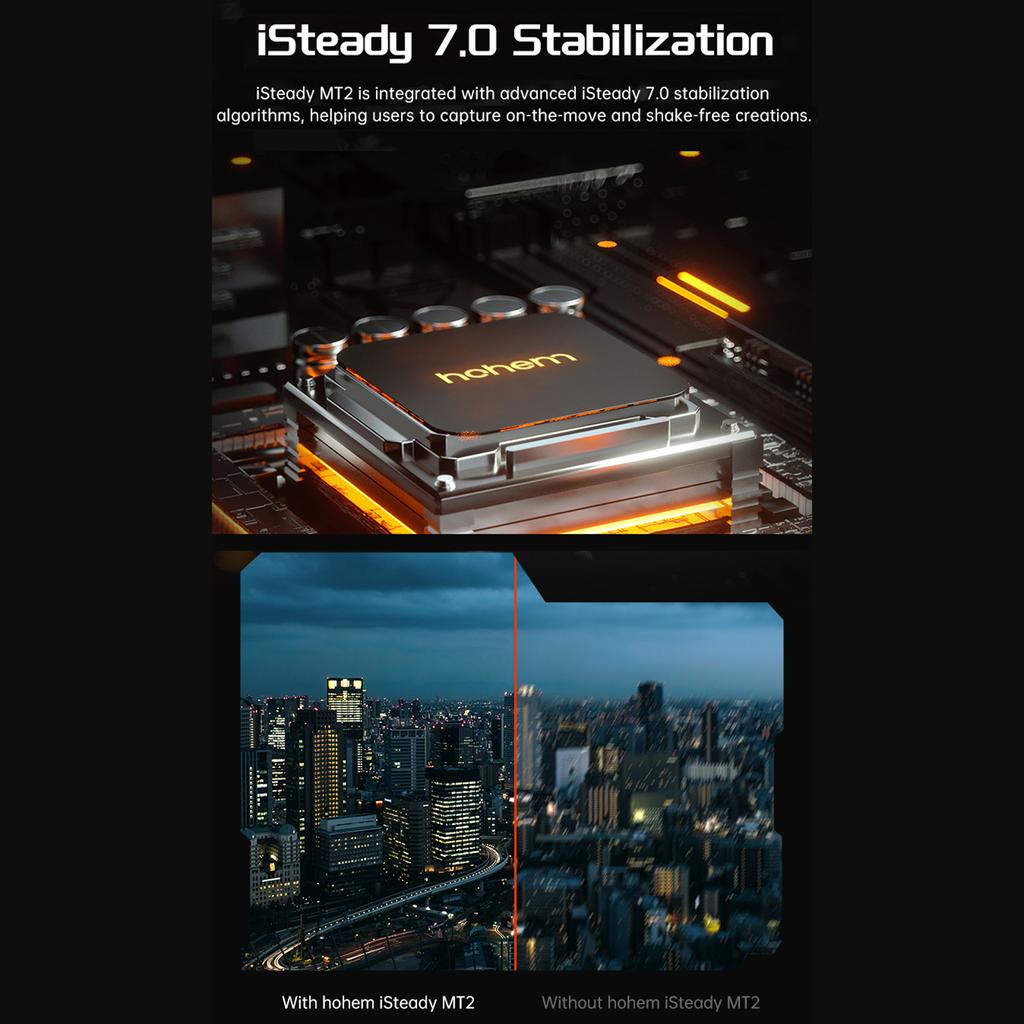 Hohem iSteady MT2 Kit 3-осевой стабилизатор камеры Стабилизатор карданного подвеса для смартфона 1,2 кг/2,64 фунта