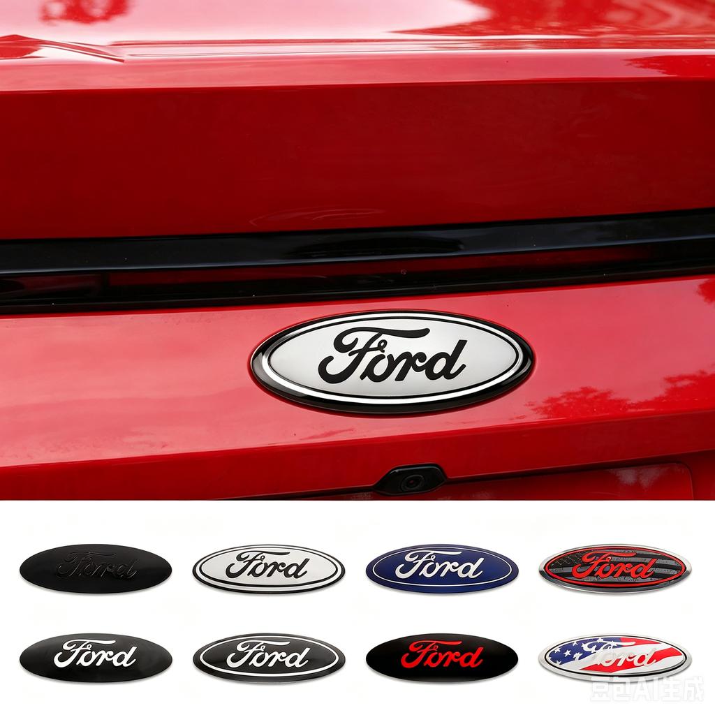 Car Original Front Grille Badge Replacement Trunk Emblem Lid Logo For Ford Ranger Focus Kuga Mustang MAX Transit Mondeo mk7 8 LN4