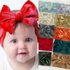 European and American Summer Baby Gold Velvet Double-Layer Bow Hairband