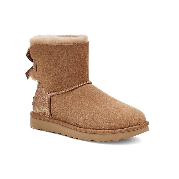 UGG Мини Бэйли Боу Каштановый Женский 1120881-CHE