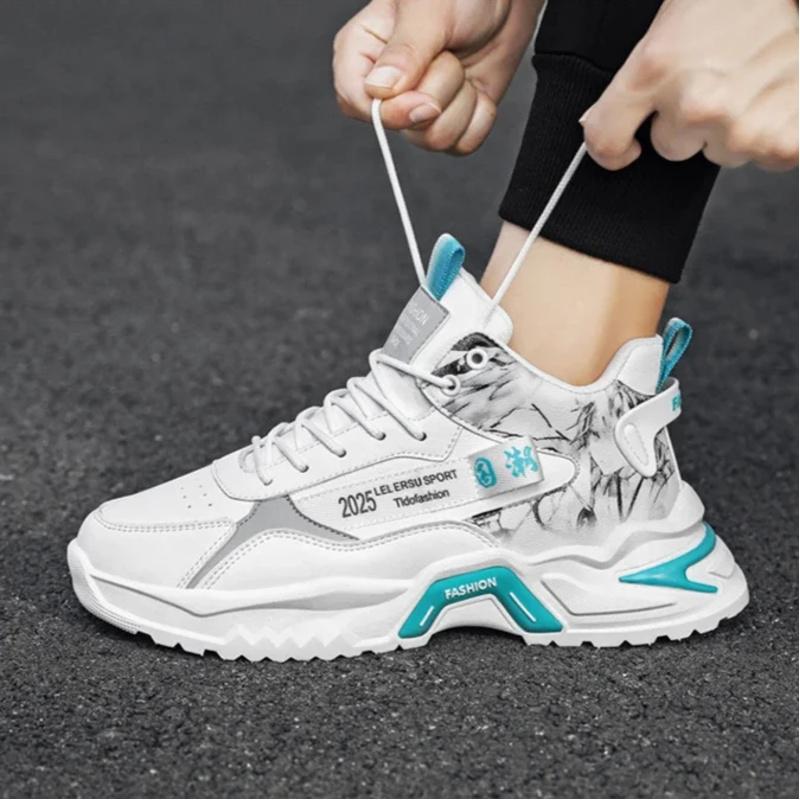 Красивые кроссовки Campus Sports Style White для мужчин, дышащие сетчатые кроссовки на платформе, весна-осень, массивные мужские кроссовки Tenis Casual