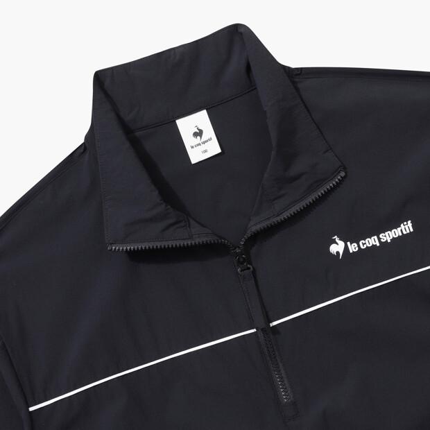 Анорак Lecoq Thinflex с воротником-стойкой, короткий рукав - Черный (Qq223Ljk52) (Тип B)