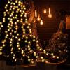 24V 400LED 280LED Christmas Tree Light String Holiday Fairy Waterfall Landscape Light for Wedding, New Year, Easter Family Party