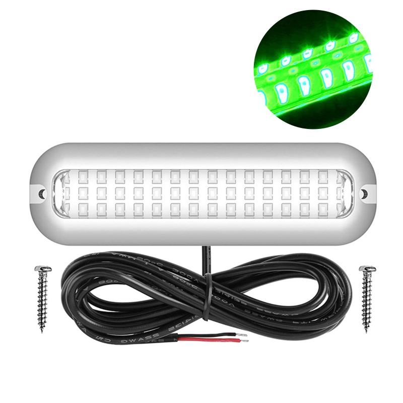 Лодка Водонепроницаемая морская лампа из нержавеющей стали 42 светодиода 10-30 В для палубы, подводного, поверхностного монтажа, круизного судна, яхты