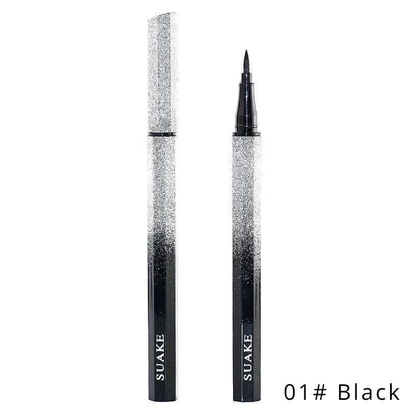 1 шт. черная водостойкая долговечная жидкая подводка для глаз, быстросохнущая, крутая и не размазывающаяся, очаровательный женский инструмент для макияжа глаз