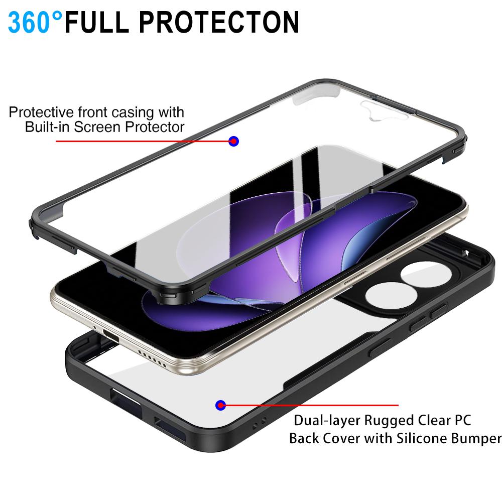 Чехол для OPPO Reno 13F 13FS 5G Reno 14 Pro Reno15 с защитой всего корпуса, противоударный, прозрачный, Fundas Coque Capa