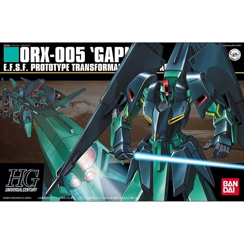 HGUC Мобильный доспех Zeta Gundam ORX-005 Gaplant Масштаб 1/144 Предварительно окрашенный пластиковый модельный набор