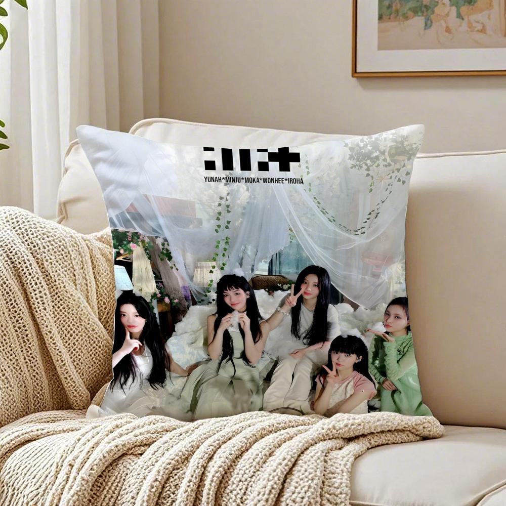 kpop trendy IIILLITS Cushion Cover Pillowcase Antidustmite living Room Sofa Decor Cushion Room