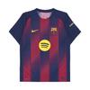 Nike FC Dri-Fit Барселона Клуб 25-26 Домашняя Игровая Версия Удобная Стильная Футболка-Пуловер с Коротким Рукавом Футболка Унисекс Топы HJ4544-456