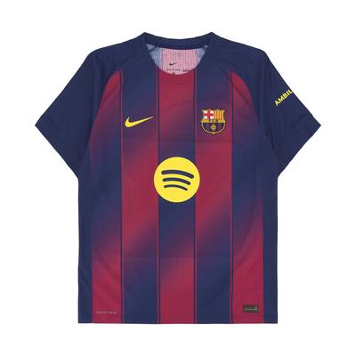 Nike FC Dri-Fit Барселона Клуб 25-26 Домашняя Игровая Версия Удобная Стильная Футболка-Пуловер с Коротким Рукавом Футболка Унисекс Топы HJ4544-456