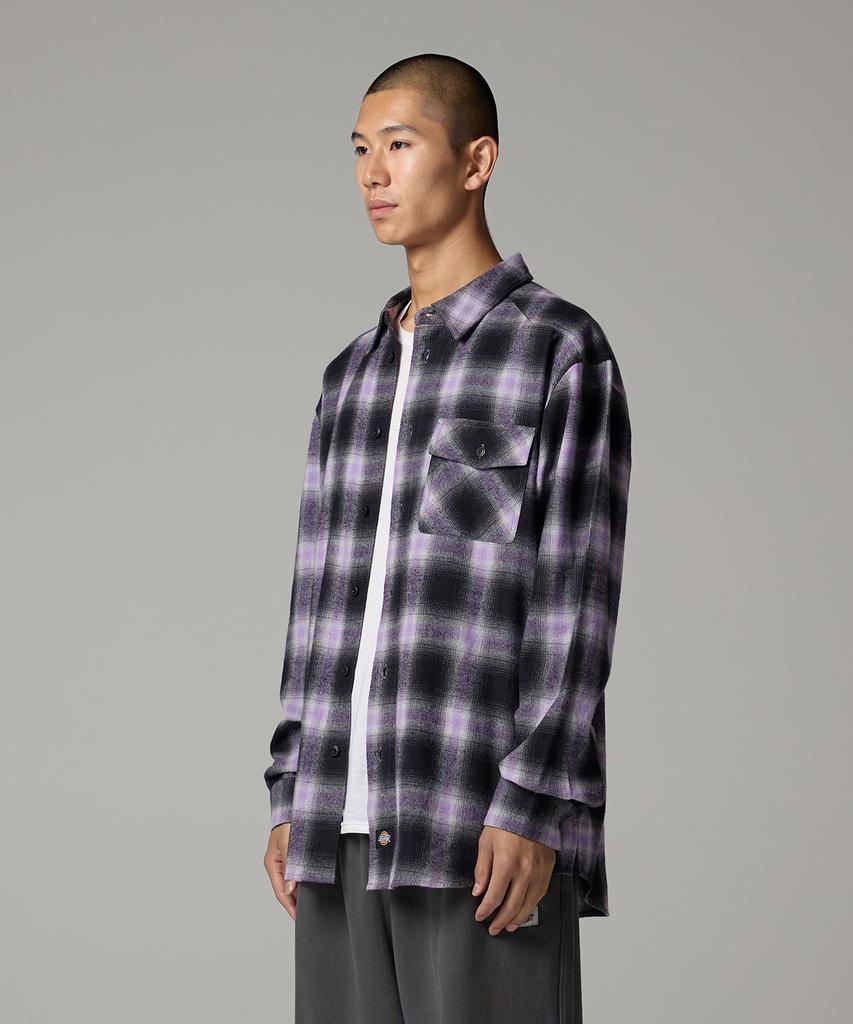DICKIES One Pocket Ombre Shirt Purple