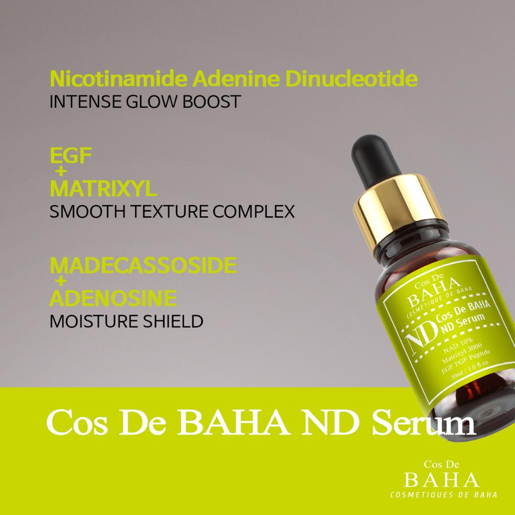 Cos De BAHA NAD 10% EGF FGF пептидная сыворотка 30 мл (Северная Дакота)