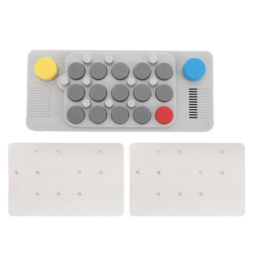 Pocket Music Keyboard, C3-C8 Tuned 20-Instrument Portable MIDI Keyboard for Kids and Adults, 3.5mm Headphone Jack