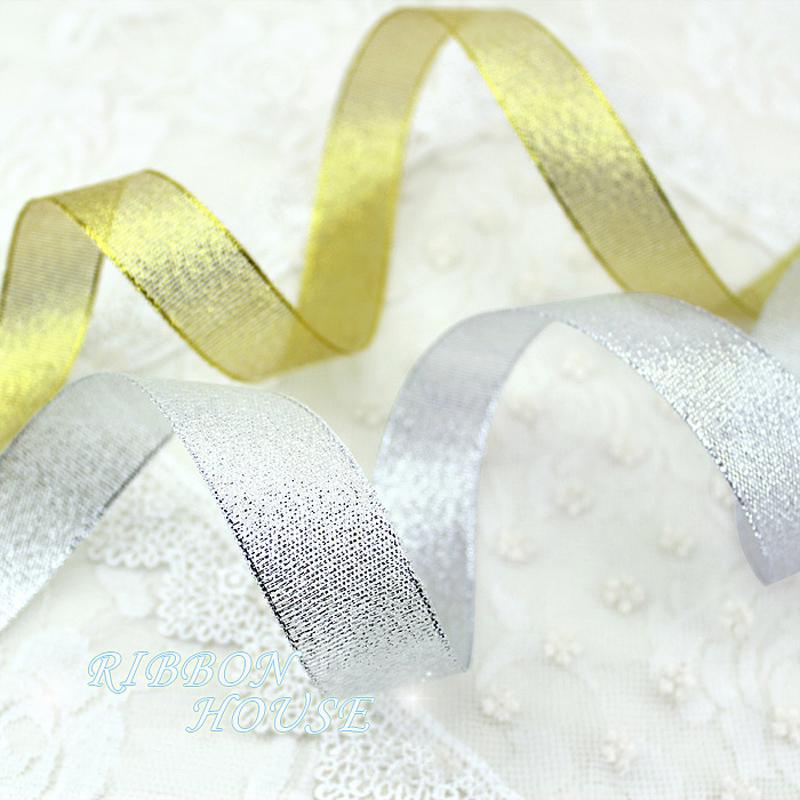 25Yards 6mm Silver/Gold Silk Satin Ribbon Party Wedding Decoration Gift Wrapping Christmas Material